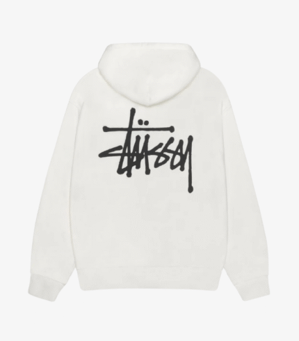 Stussy Basic White Hoodie